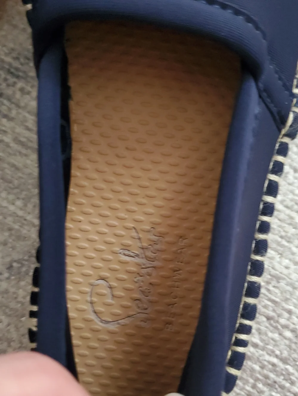 Sea Star Navy Beachwear Beachcomber Espadrille Shoes Kids Sz12